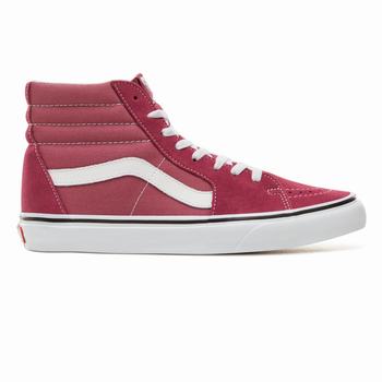 Vans Color Theory Sk8-Hi (Unisex) - Miesten Korkeavartiset tennarit - Pinkki/Valkoinen